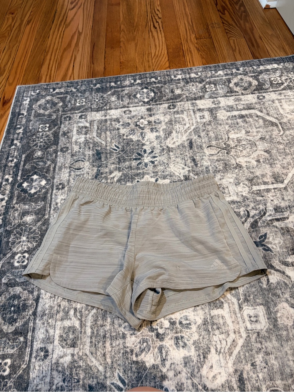 adidas Women's Heather Gray Athletic Shorts